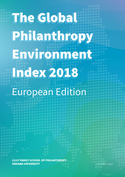 Global Philanthropy Environment Index 2018 - Europe report cover