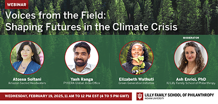 Voices from the Field: Shaping Futures in the Climate Crisis